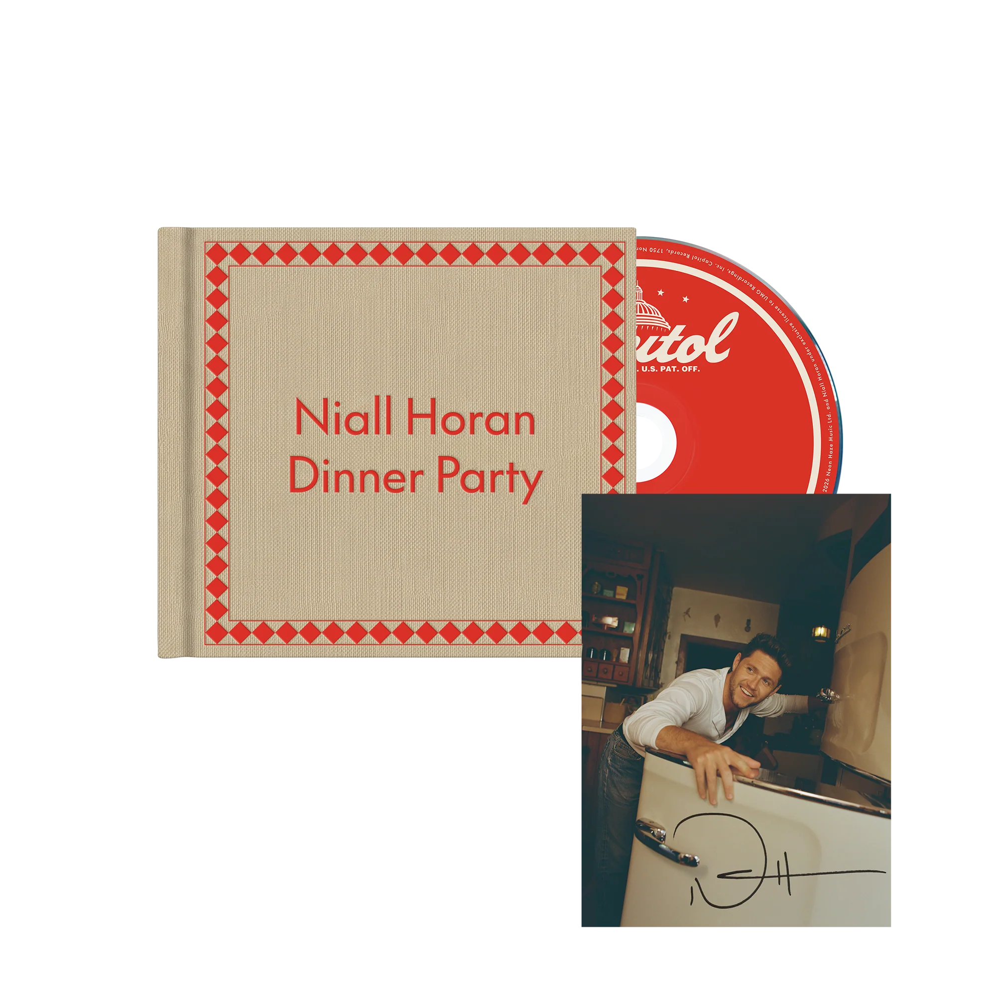 Dinner Party - Hardcover Book CD + Signed Art Card