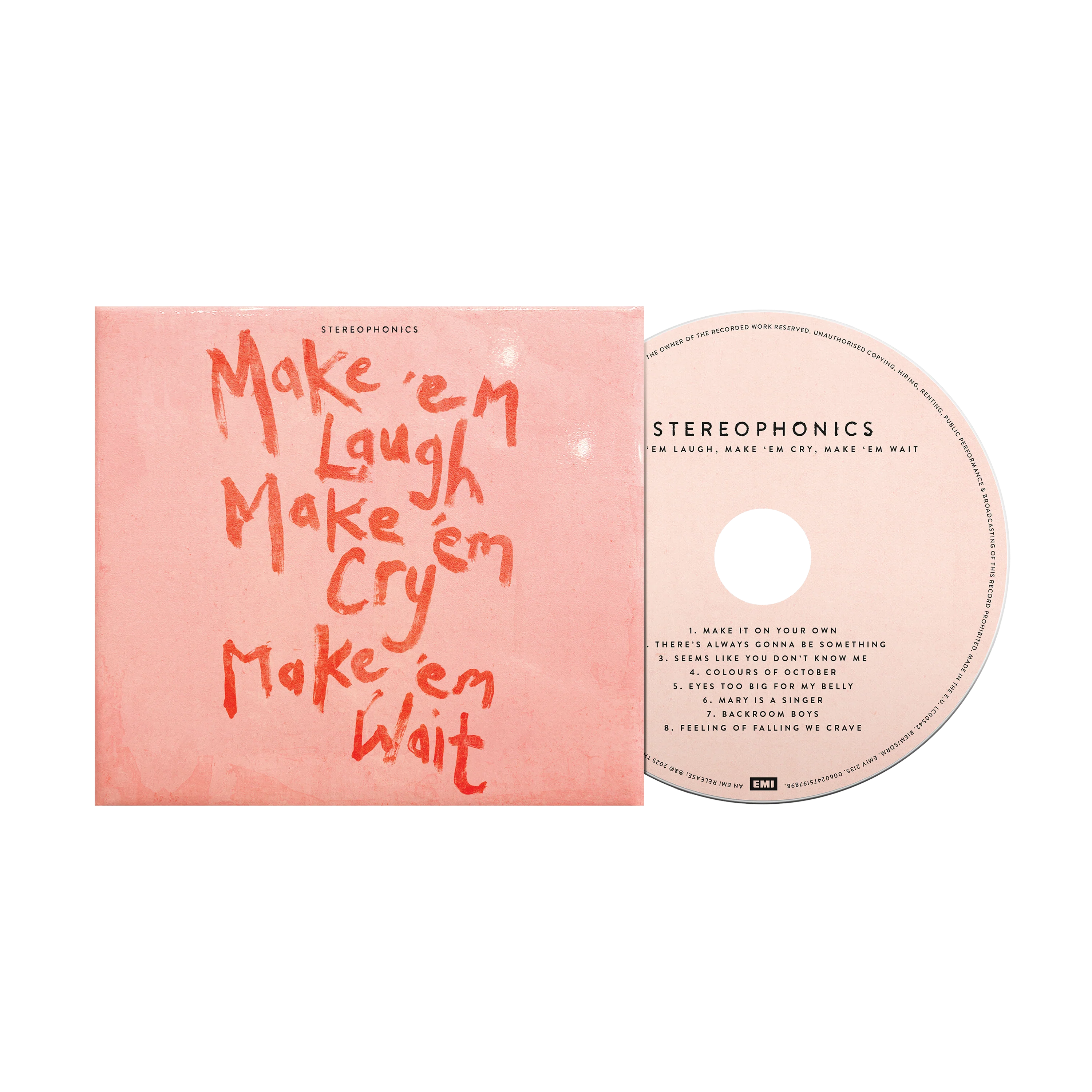Make ‘em Laugh, Make ‘em Cry, Make ‘em Wait - Standard CD