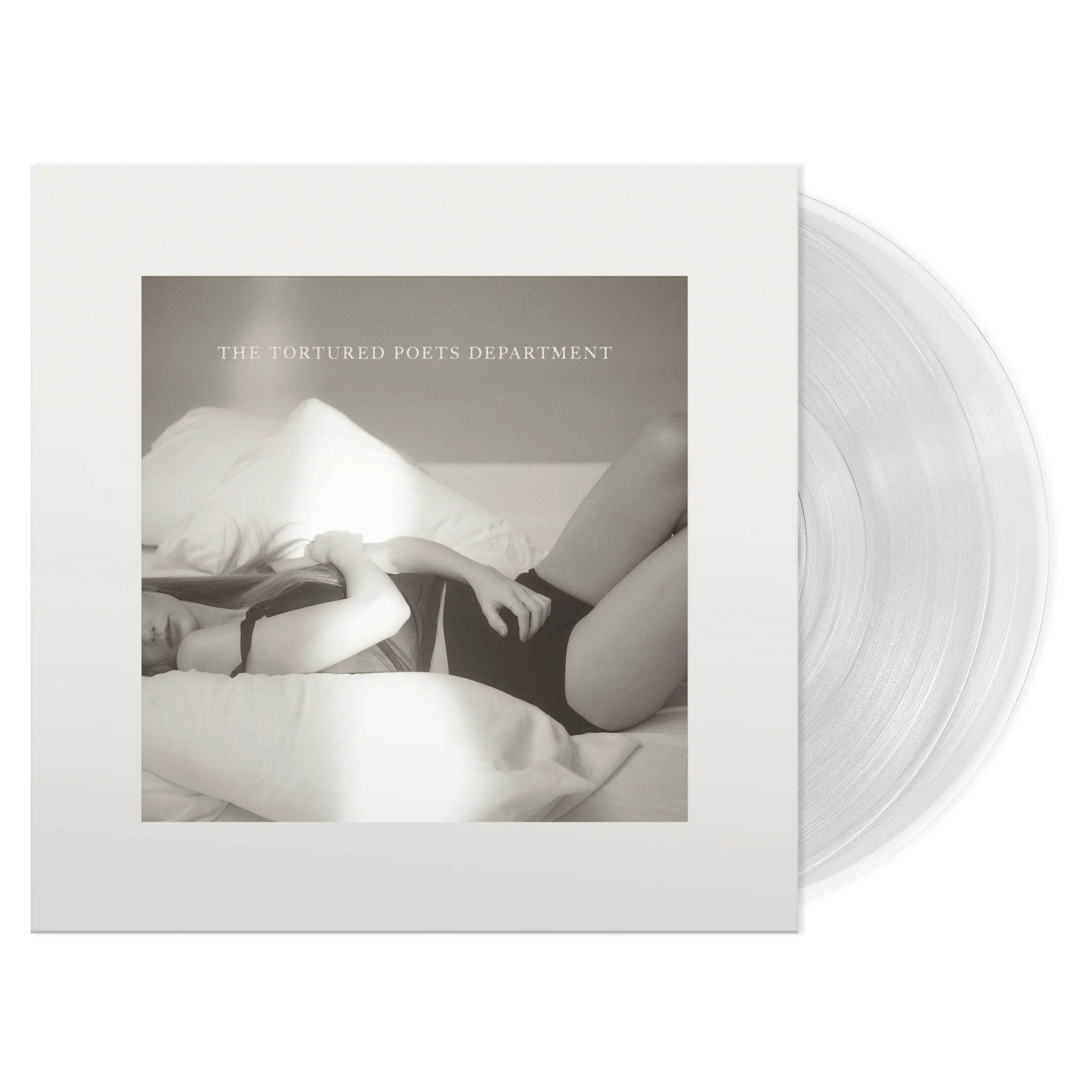 The Tortured Poets Department Phantom Clear Vinyl + Bonus Track "The Manuscript"