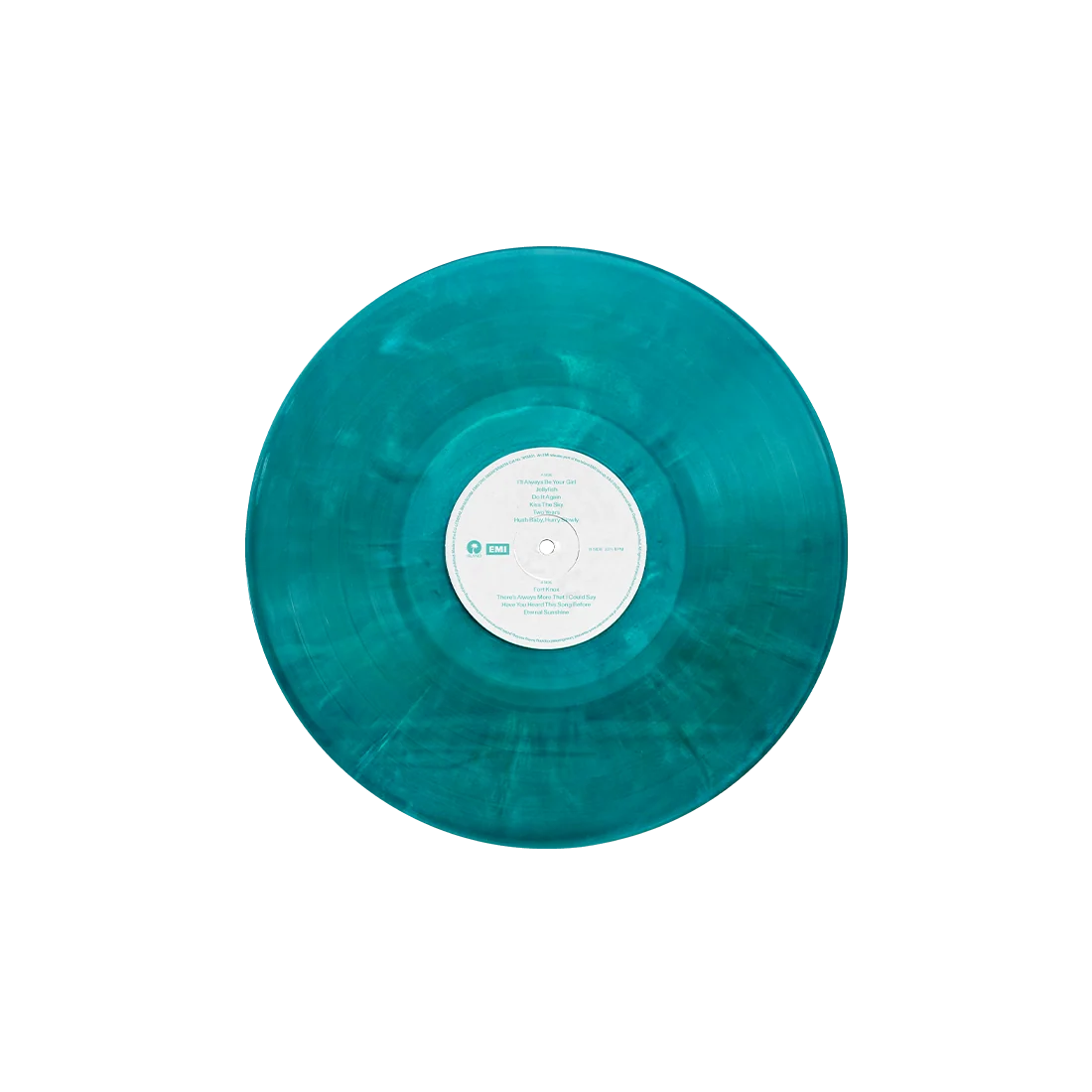 There's Always More That I Could Say - Aquamarine Marble LP + Signed Art Card - Image 3